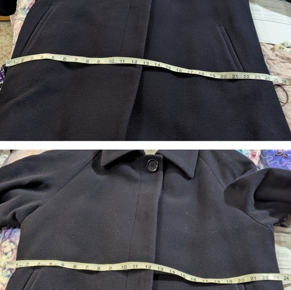 Size 12 Lorne Mitchel pure virgin rolling cashmere dress jacket - Picture 10 of 16